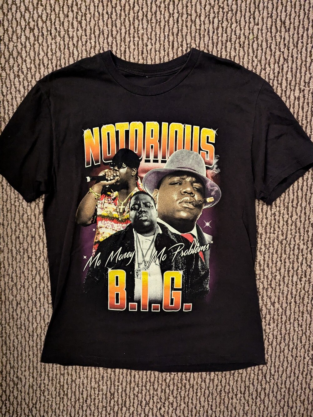 Vintage Notorious B.I.G Rap T-Shirt 90s Made in Harajuku Japan
